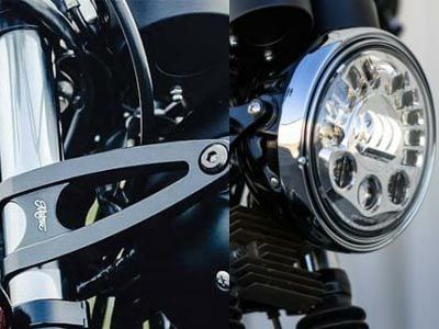 トライアンフ スクランブラー ヘッドライト・ブラケット