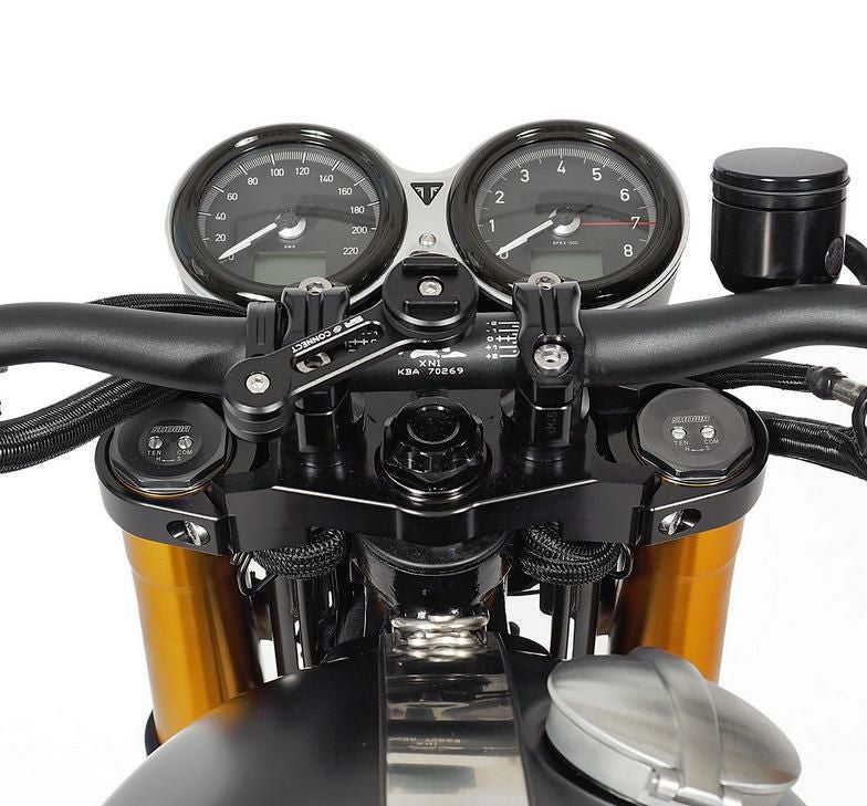 トライアンフ スラクストン/R ハンドル周り