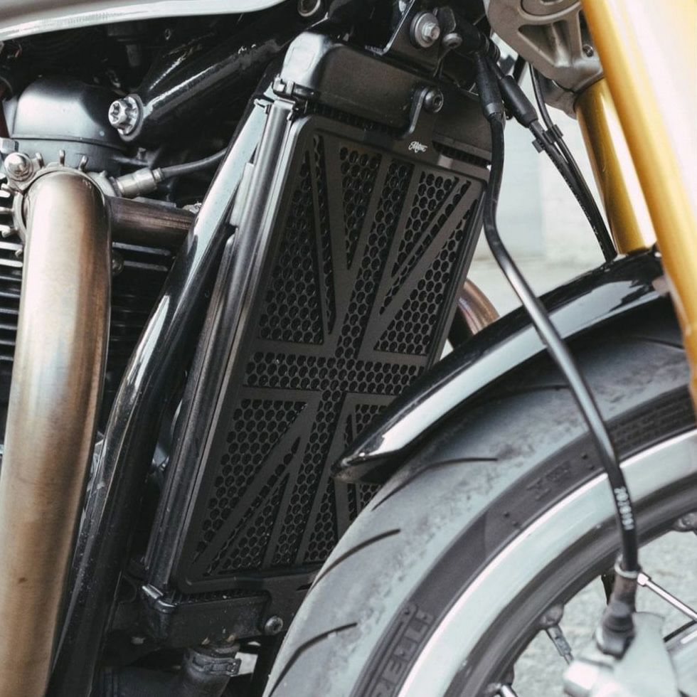 トライアンフ スラクストン/R ラジエターガード