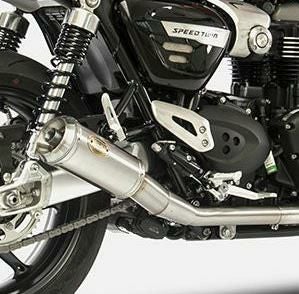 トライアンフ スピードツイン マフラー ザード
