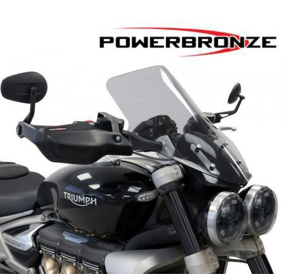 POWERBRONZE ロングスクリーン クリア ロケット3 R/GT トライアンフ