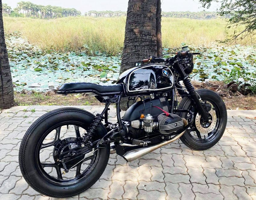 R65/R75/R80/R90/R100 フルエキゾースト Shorty マフラー ブラッシュ