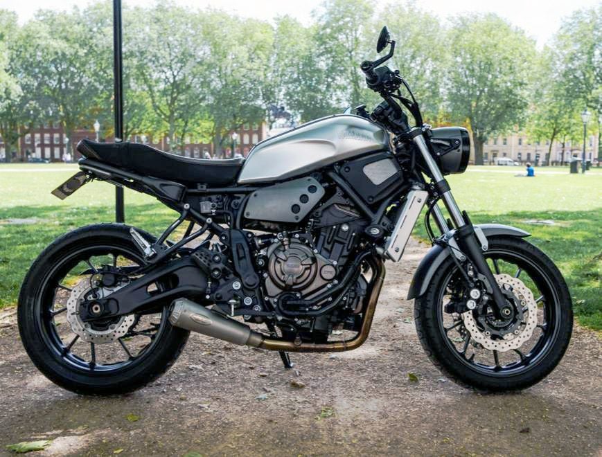 MT-07/FZ-07/TRACER, XSR700 ステンレス2-1 フルエキ マフラー TEC