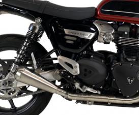 トライアンフ スピードツイン マフラー イクシル