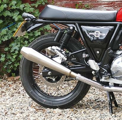 POWERAGEスリップオンマフラー コンチネンタルgt650 int650 インターセプター/コンチネンタルGT 650 CANNON スリップオン マフラー