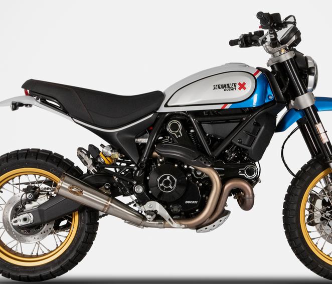 DUCATI スクランブラー800 2023- スリップオンマフラー カーボン