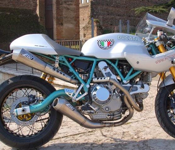 Ducati スポーツ1000/ポールスマート フルエキゾーストマフラー ZARD