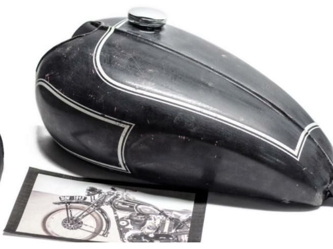 カワサキ W650/400 ボンネビルタンクキット クローム モーターロック