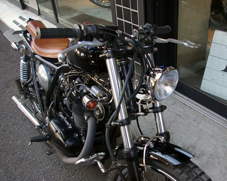 カワサキ 250TR ヴィンテージマフラー フルエキ ダウン モーターロック