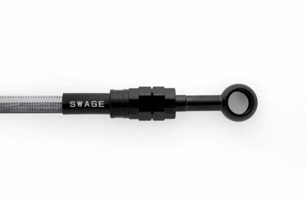 サチ王専用 4 ZX-4R SE/RR 2024～Swage-PRO Rホースキット ステンBLK／BLK スエッジ