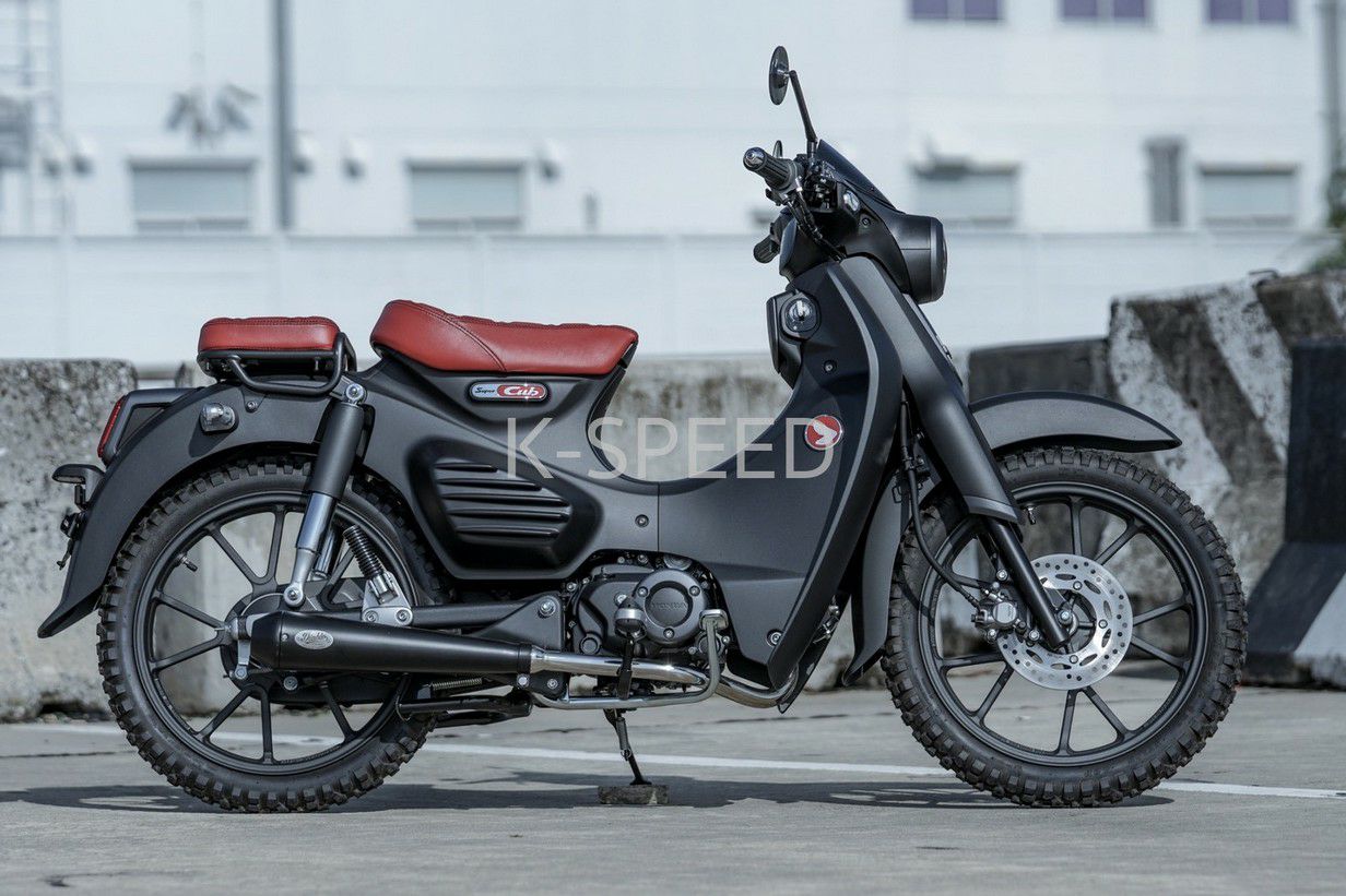スーパーカブ C125 フルエキゾーストマフラー Diabolus ブラック
