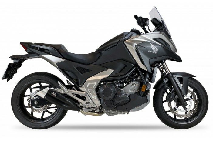 NC700X/NC750X スリップオンマフラー DUAL HYPERLOW BLACK XL イクシル