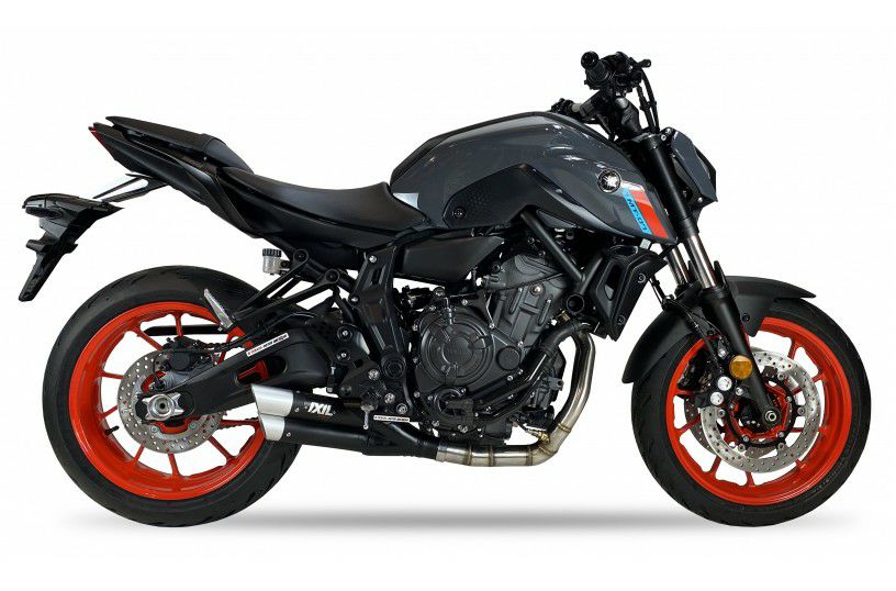 MT-07 21- フルエキゾーストマフラー RACE XTREM ブラック イクシル