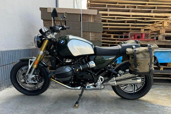 BMW R12niineT サドルバッグ サイドバッグ サポートラック サテン