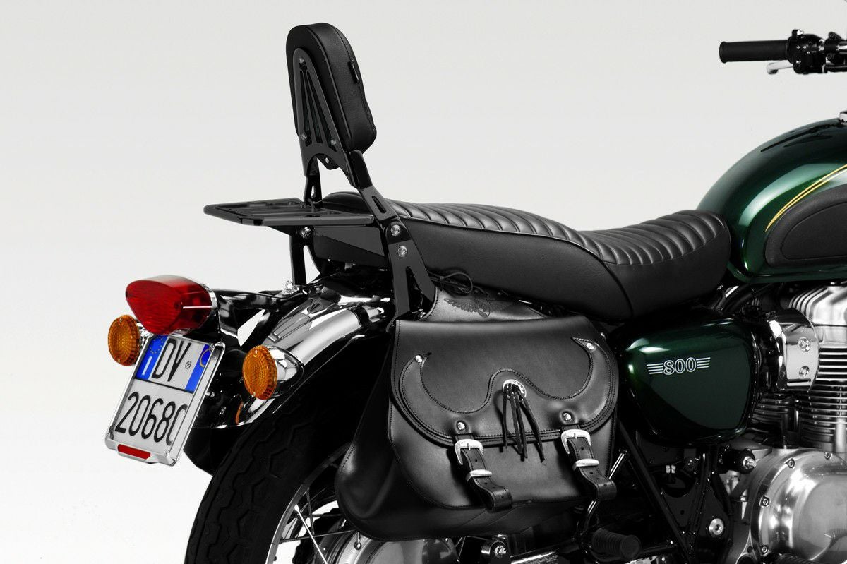 W650/W800 シーシーバー バックレスト クローム DPM | バイクカスタム