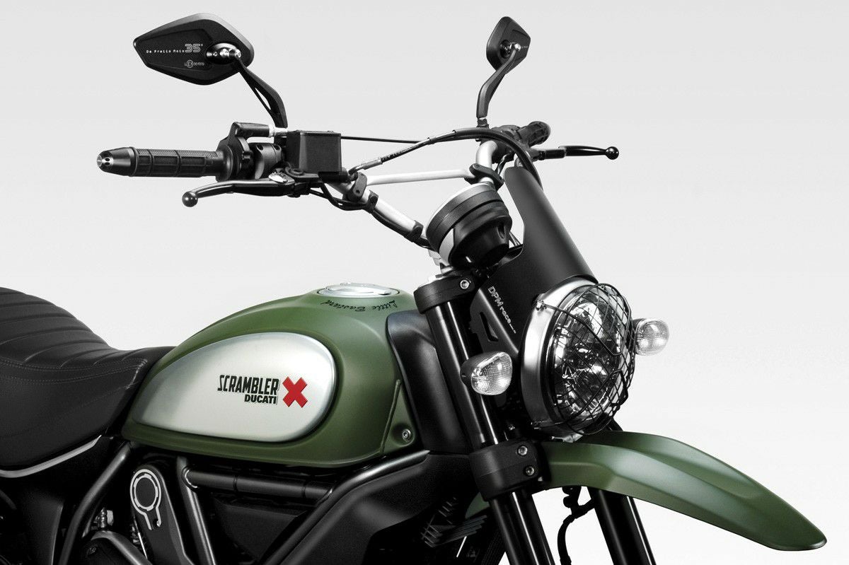 DUCATI スクランブラー800 ウインドスクリーン アルミ ブラック DPM