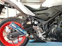 MT-03 15-20 bullet ステンレス スリップオンマフラー MASS Exhaust