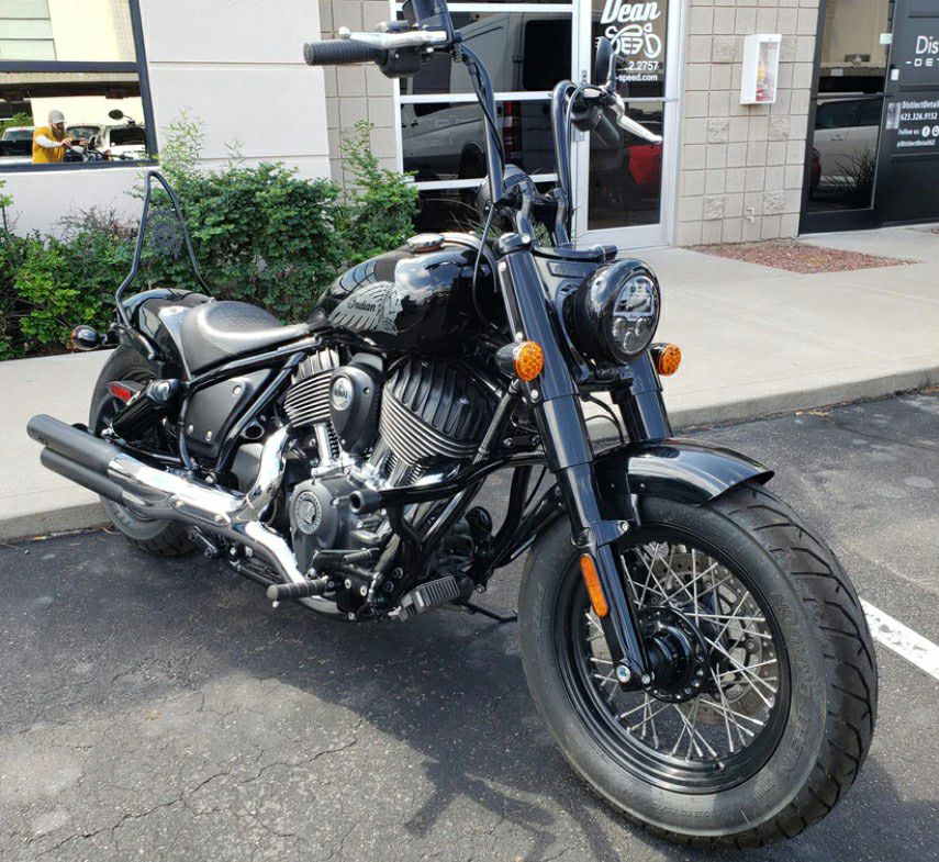 Indian Chief 用スリップオンマフラー Dean Speedバッフル付 DEAN