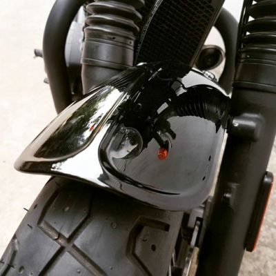 Motone ボンネビルT120フロントフェンダー ダックビル　ブラック Motone(モートーン) フロントフェンダー DUCKBILL ABS樹脂 グロス