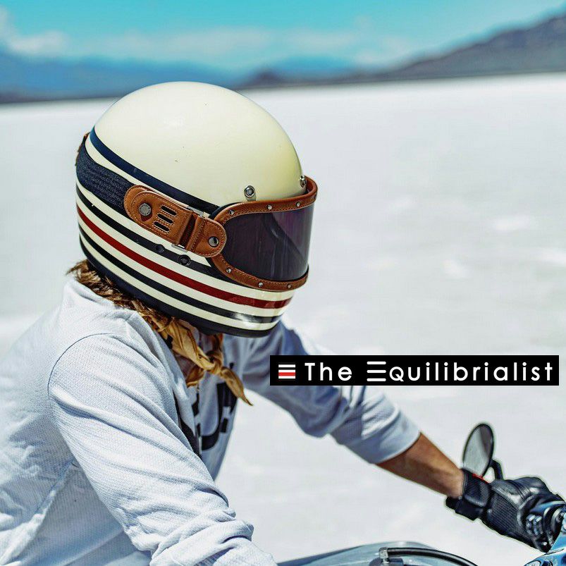The Equilibrialist バイザー タン/クリア for KNOX | バイクカスタム