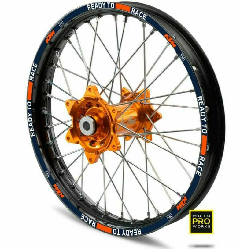 Moto Pro Works リムステッカー KTM Ready To Race 2022 (グレー
