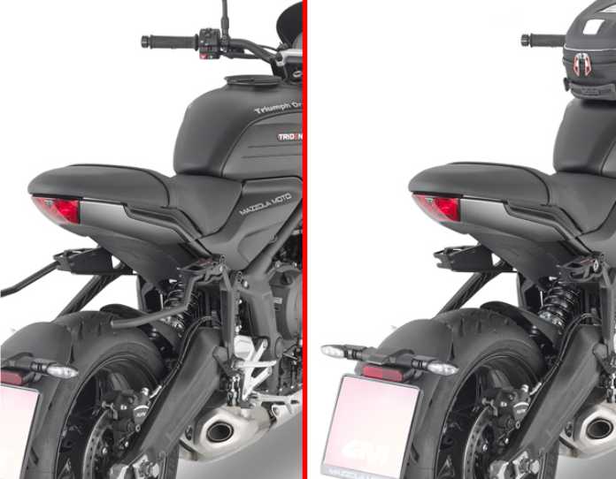 トライデント800車種専用バック・キャリア