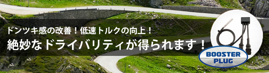 絶妙なドライバリティが得られる、BoosterPlug(ブースタープラグ)