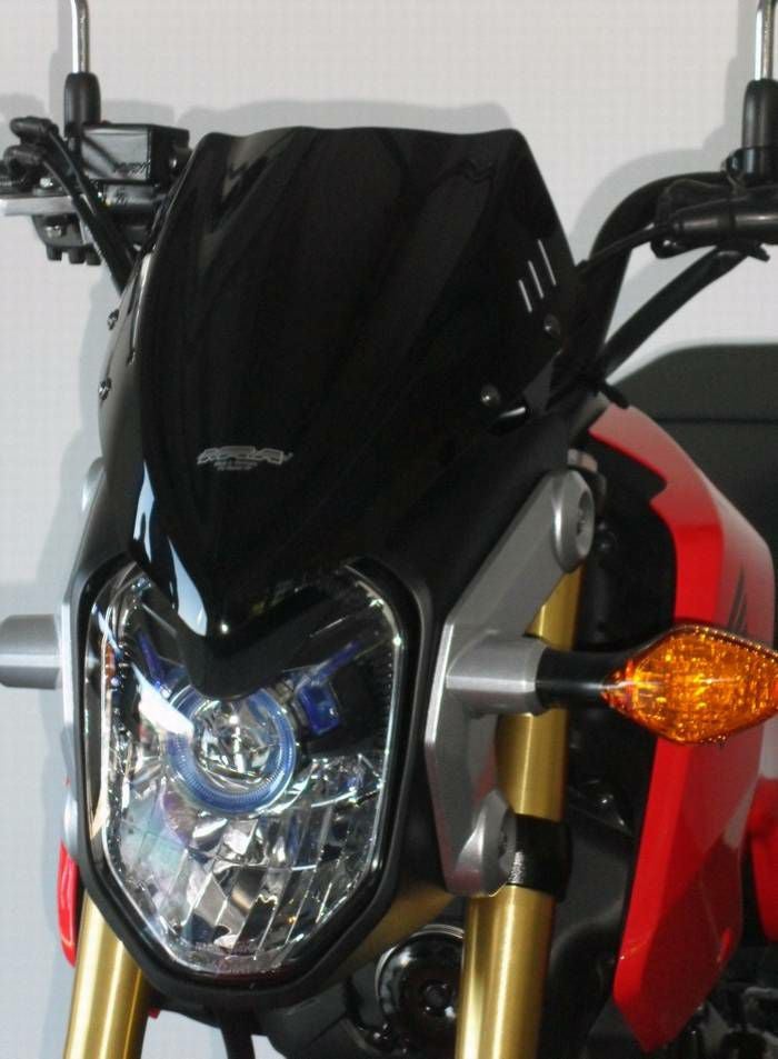 MRA(エムアールエー) スクリーンレーシング ブラック GROM | バイク