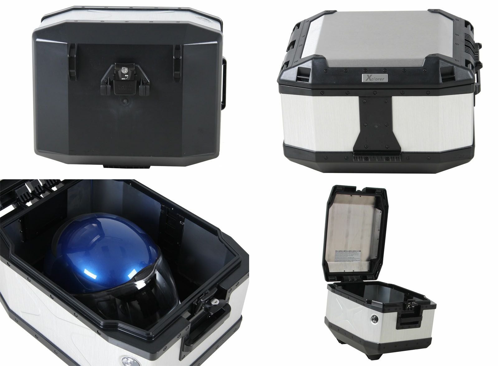 ヘプコ＆ベッカー(HEPCO＆BECKER) XPLORER トップケース45L シルバー