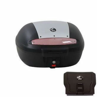 ヘプコ＆ベッカー(HEPCO＆BECKER) JOURNEY トップケース 50 ブラック/シルバー ユニバーサルタイプ_1