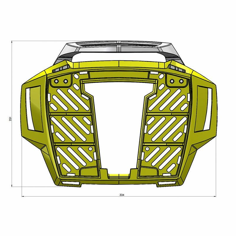 ヘプコ＆ベッカー(HEPCO＆BECKER) アルミ トップケース用汎用ベース ブラック 角型-02
