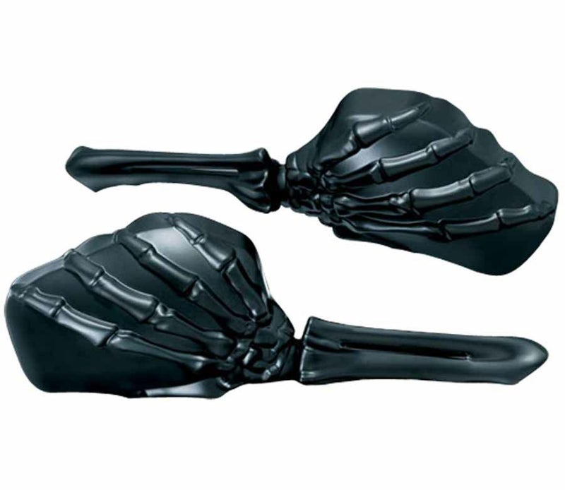 KURYAKYN スケルトンハンドルミラー ブラック ペア 汎用_1