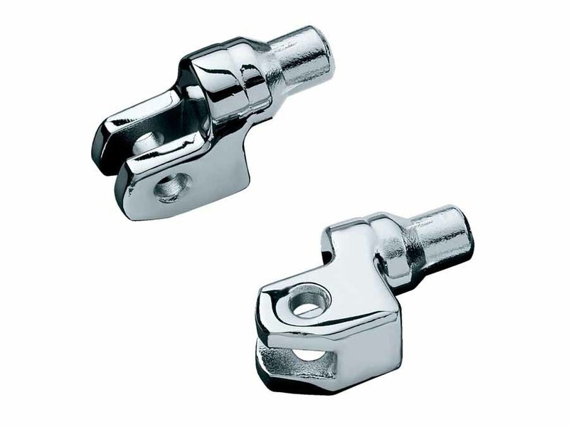 KURYAKYN フットペグアダプター テーパード クローム YAMAHA汎用-01