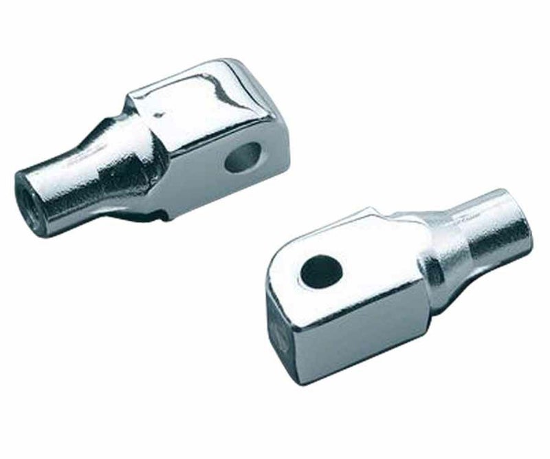 KURYAKYN フットペグアダプター テーパード クローム RoadStar Warriror用-01