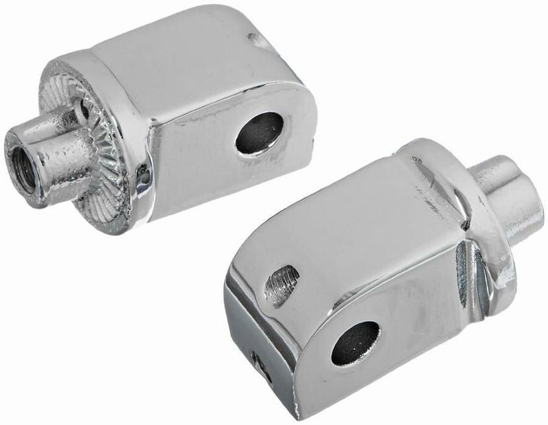 KURYAKYN フットペグアダプター スプラインタイプ クローム HONDA YAMAHA汎用_1