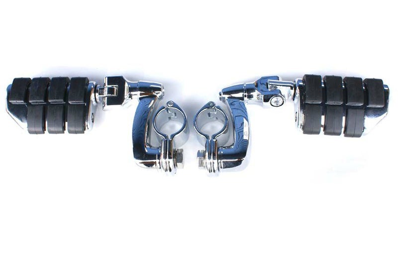 KURYAKYN ロングホーンオフセット Dually ISO ペグ 1.25インチクランプ 左右セット_1