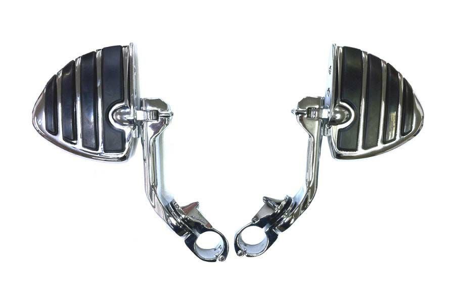 KURYAKYN アジャスタブルクルーズマウント Dually ISO ロングアーム 6インチバック 左右セット-01