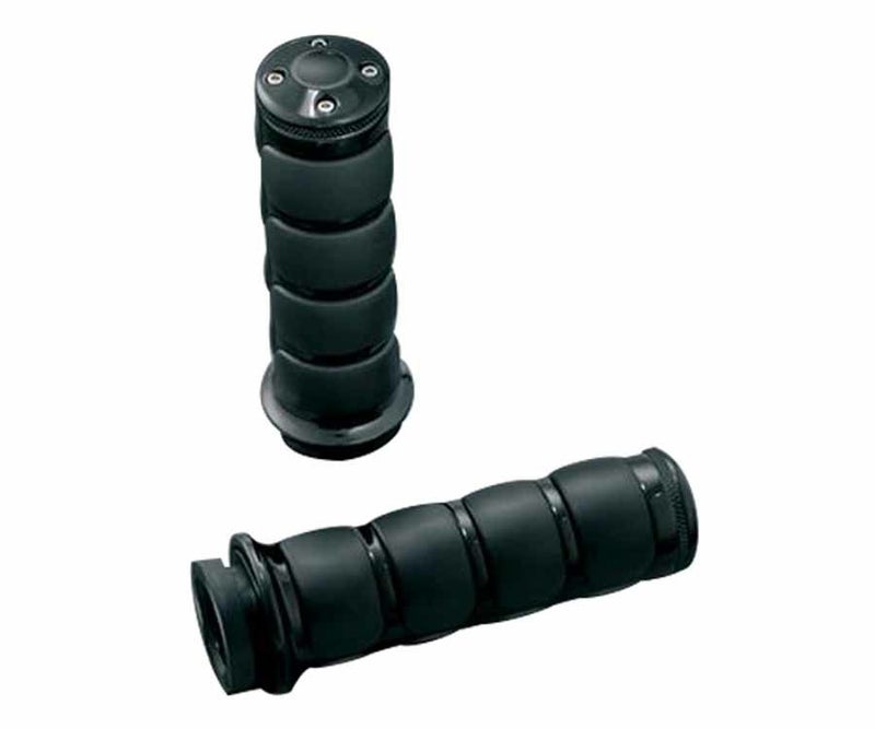 KURYAKYN ISO グリップ ブラック 左右ペア ミリバー用_1