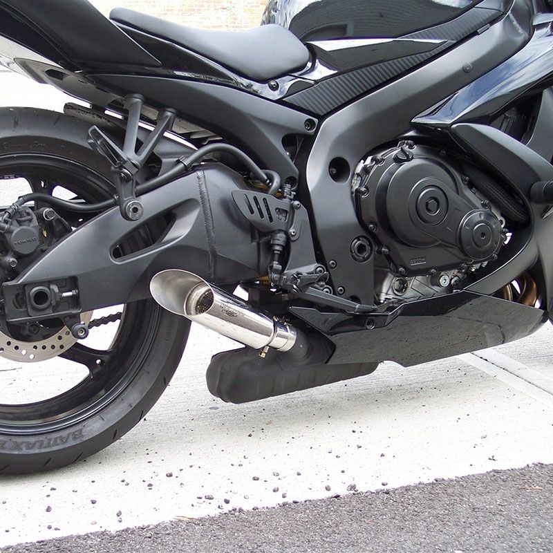 VOODOO ショーティ スリップオン・マフラー ポリッシュ GSX-R750/600