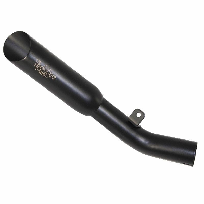 VOODOO ショーティ スリップオン・マフラー ブラック GSX-R750/600 06-07-01