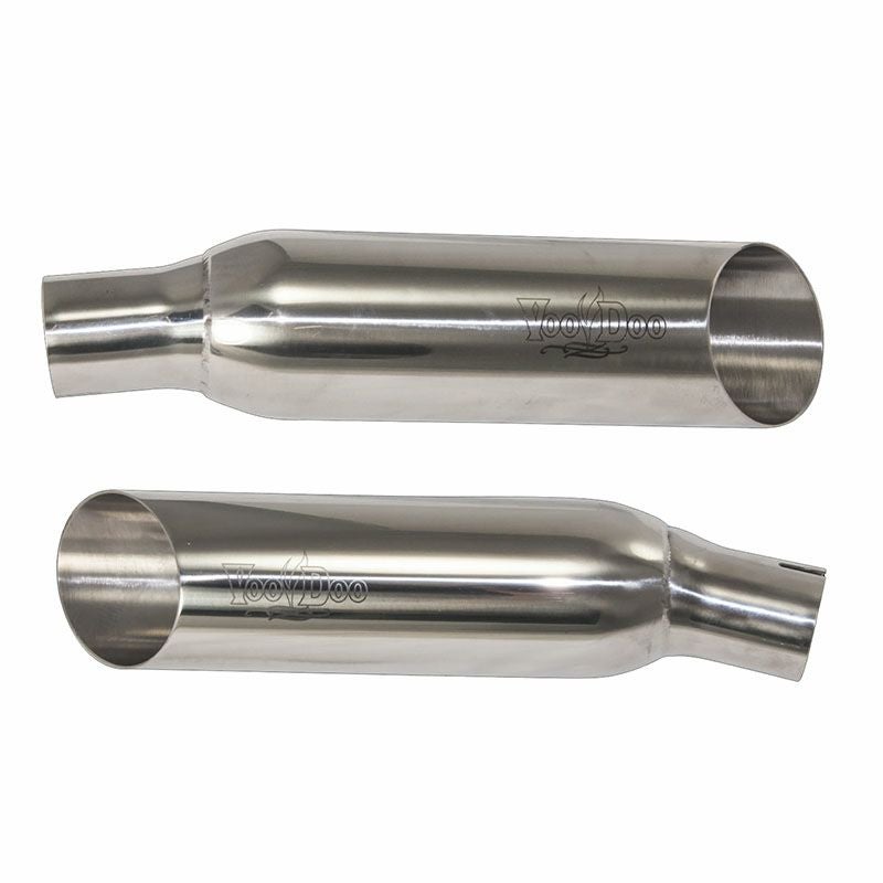 VOODOO ショーティ スリップオン・マフラー ポリッシュ GSX1300R 隼 08-17-01