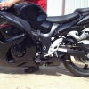 VOODOO ショーティ スリップオン・マフラー ブラック GSX1300R 隼 08-17-03