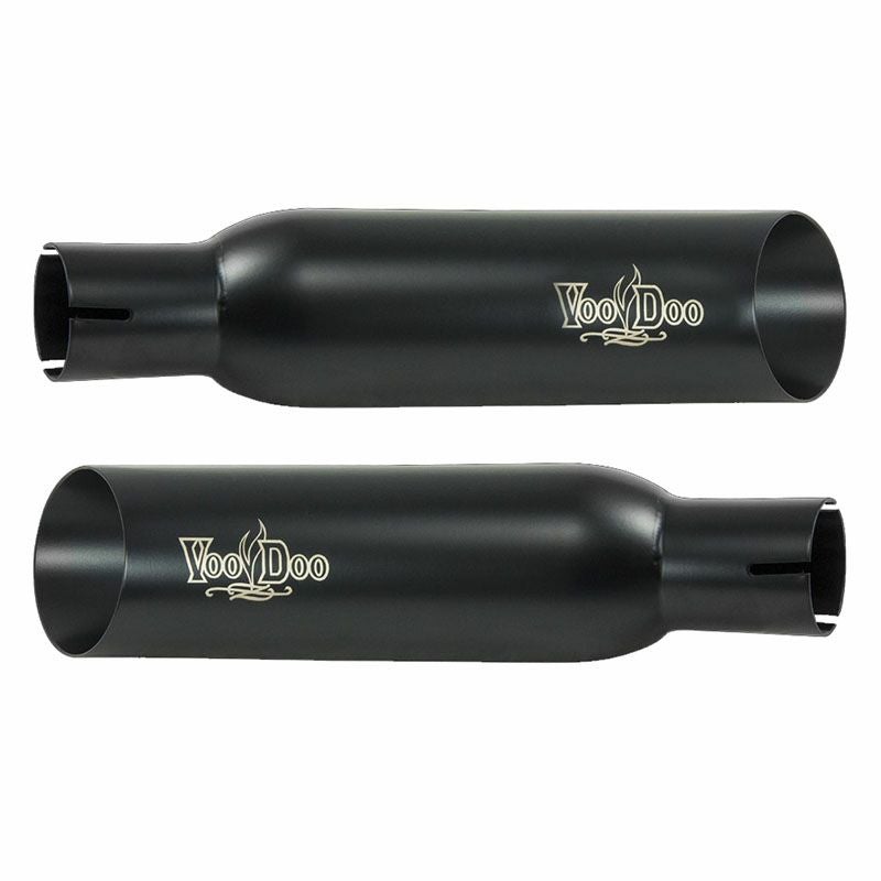 VOODOO ショーティ スリップオン・マフラー ブラック GSX1300R 隼 01-07-01