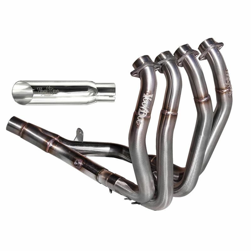 VOODOO 4in1 ショーティ フルエキゾースト・マフラー ポリッシュ GSX1300R 隼-01