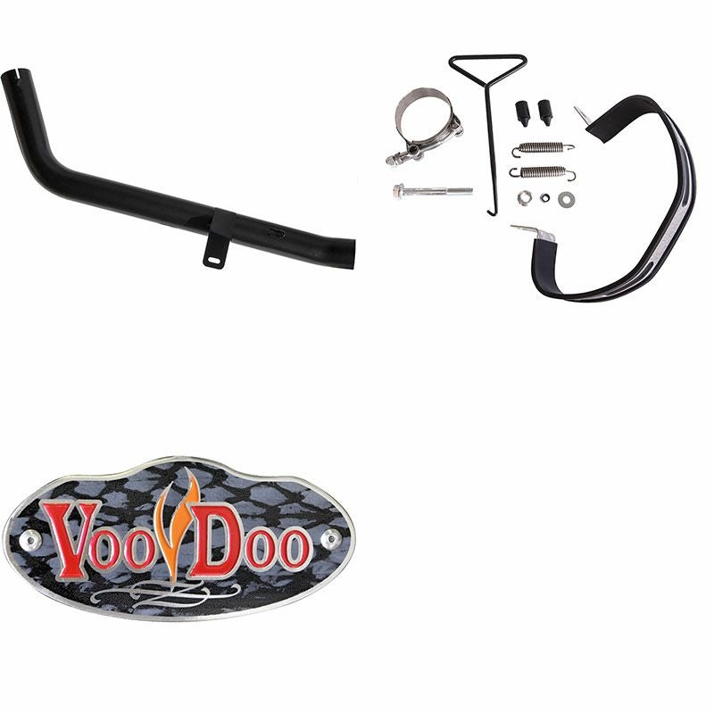VOODOO パフォーマンス スリップオン・マフラー ブラック CBR600RR 07-08-02