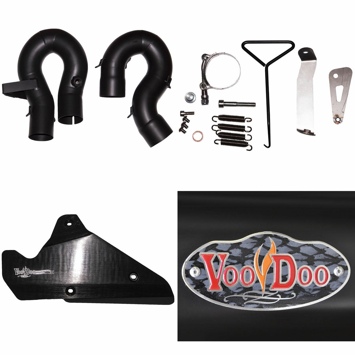 VOODOO パフォーマンス スリップオン・マフラー ブラック CBR1000RR 08-13-02