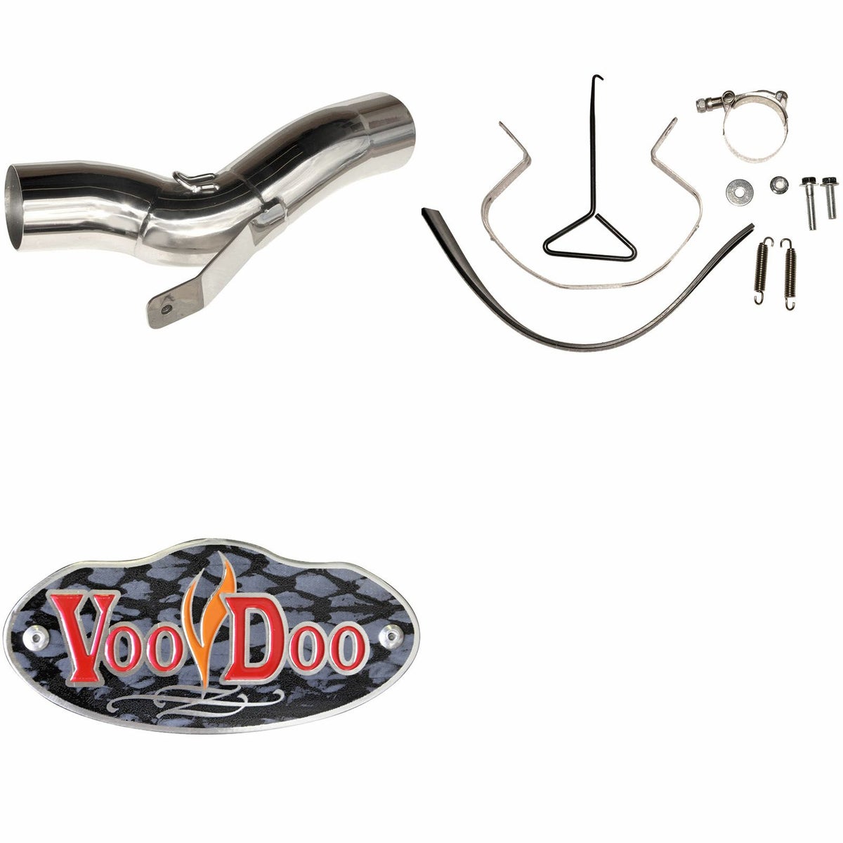 VOODOO パフォーマンス スリップオン・マフラー ポリッシュ CBR1000RR 04-07-02