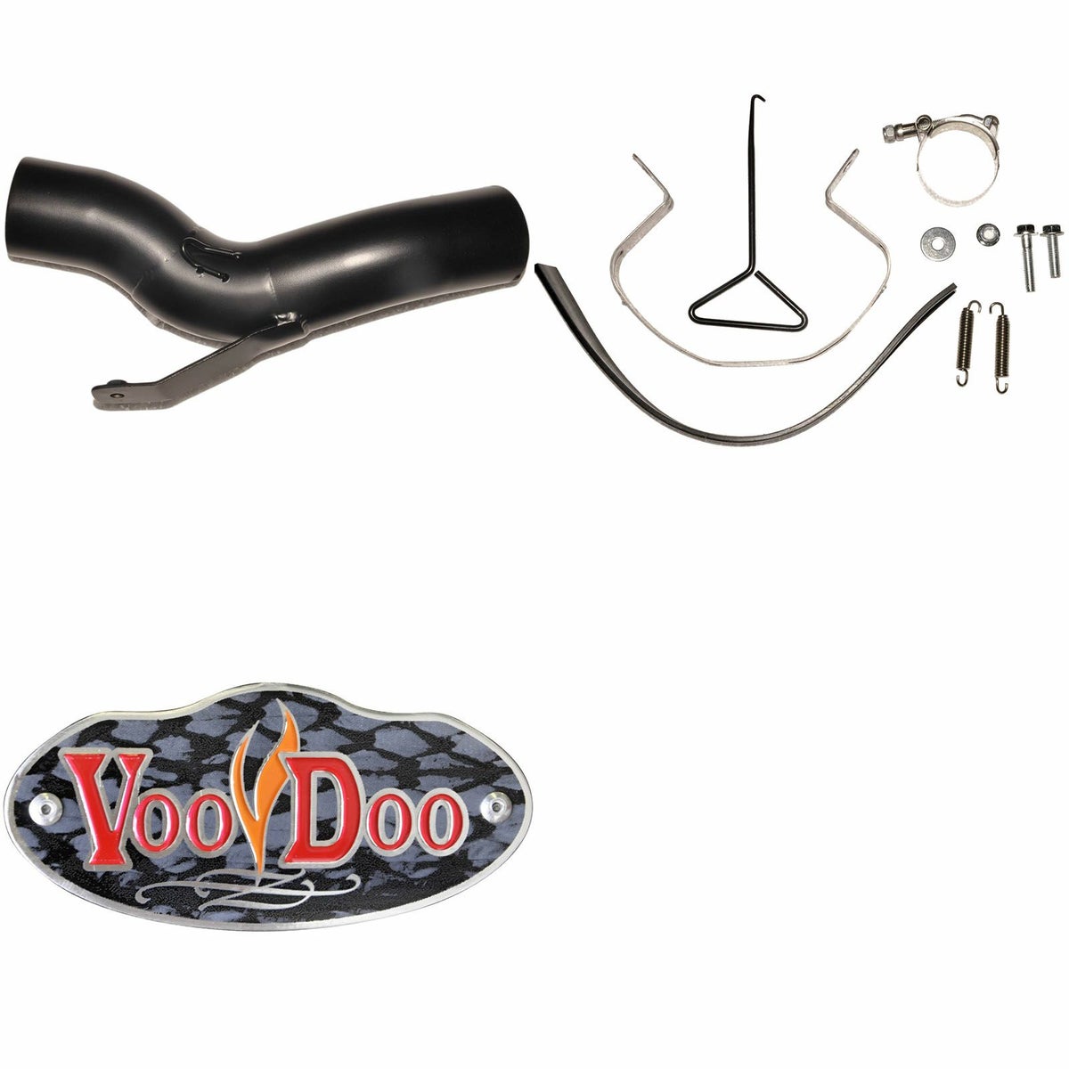 VOODOO パフォーマンス スリップオン・マフラー ブラック CBR1000RR 04-07-02
