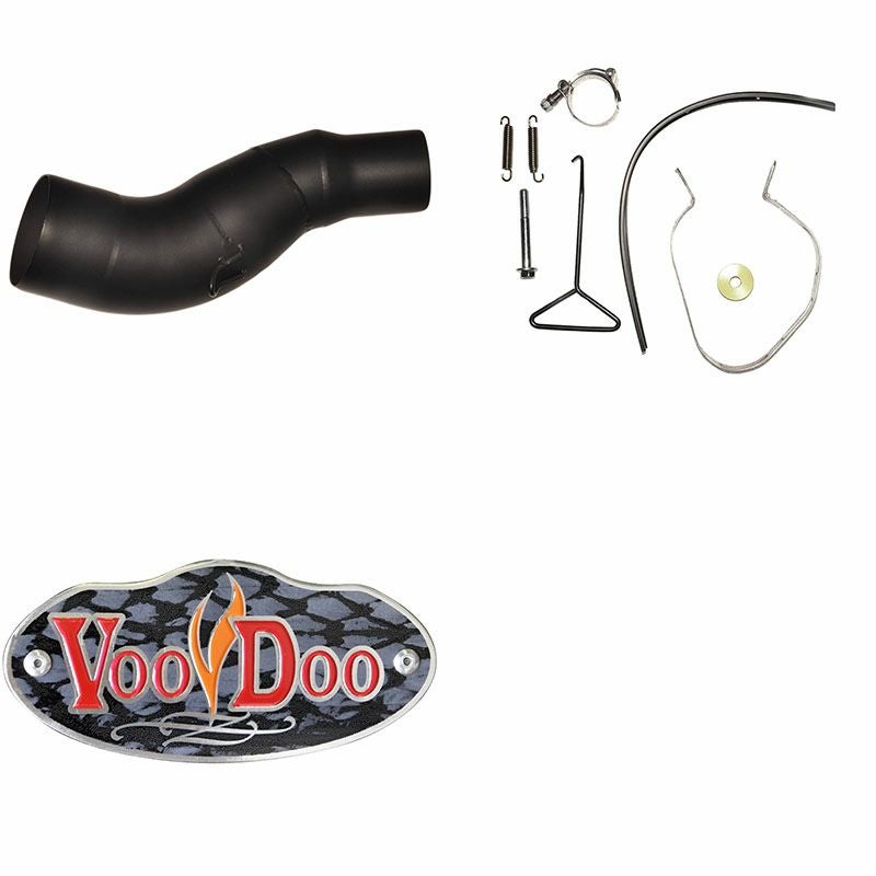 VOODOO パフォーマンス スリップオン・マフラー ブラック ニンジャ300 13-17-02