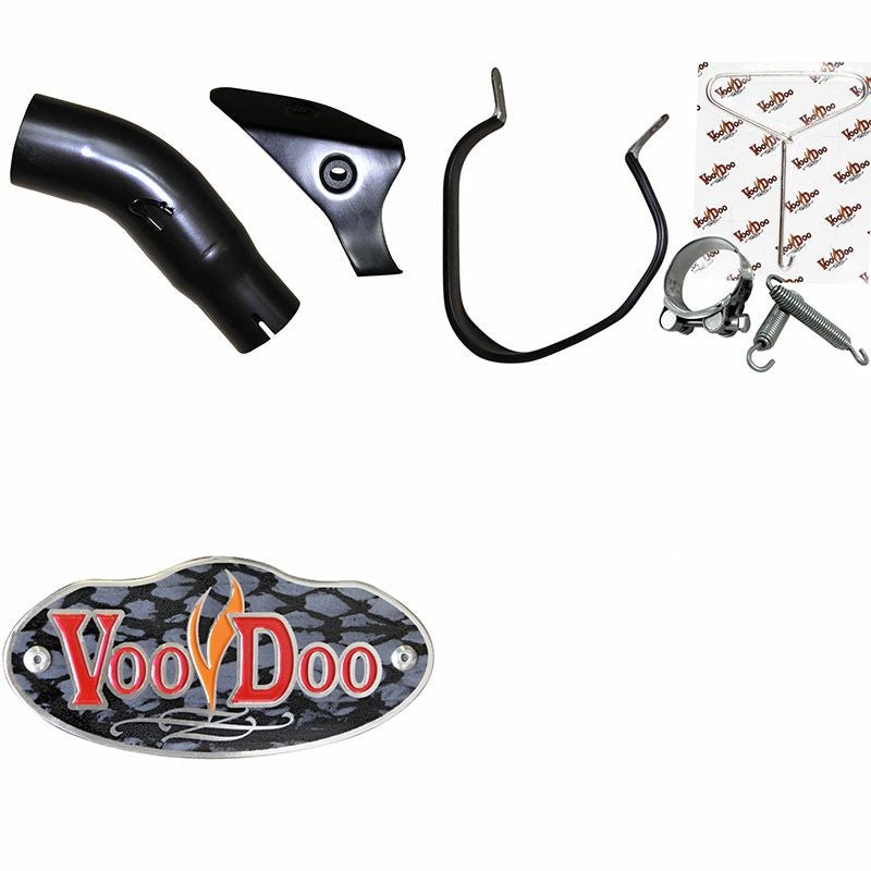 VOODOO パフォーマンス スリップオン・マフラー ブラック GSXR600/750 11-14-02